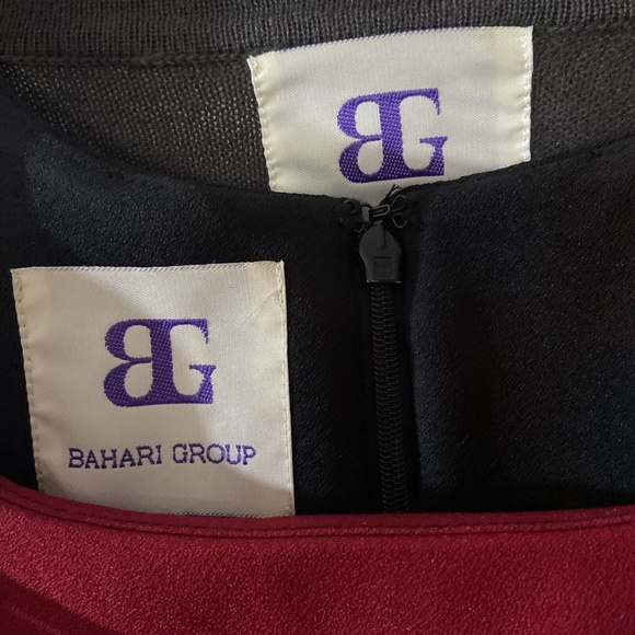 BAHARI GROUP SET VINTAGE 90’s MIDI DRESS WITH CARDIGAN - Picture 11 of 13